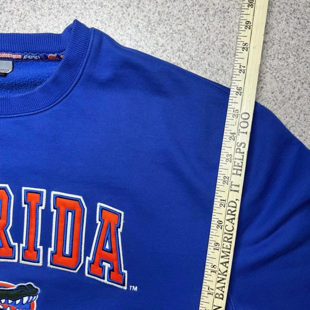 Colosseum Athletics NCAA Florida Gators Embroidered Crewneck Sweatshirt XXL